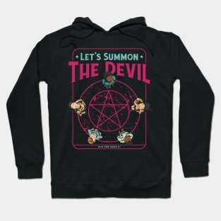 Lets Summon The Devil Funny Childrens Book Parody Hoodie